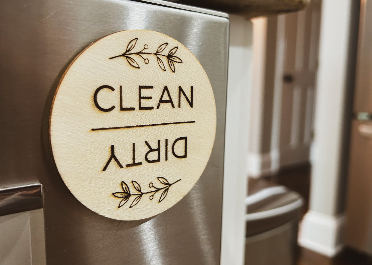 Clean / Dirty Dishwasher Magnet