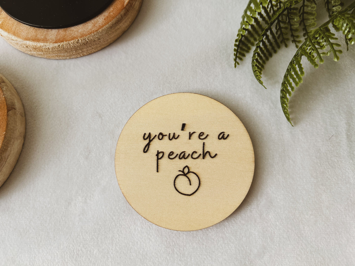 You're a Peach Magnet